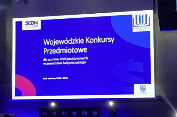 Uroczystość Podsumowania Wojewódzkich Konkursów Przedmiotowych 2024/2025